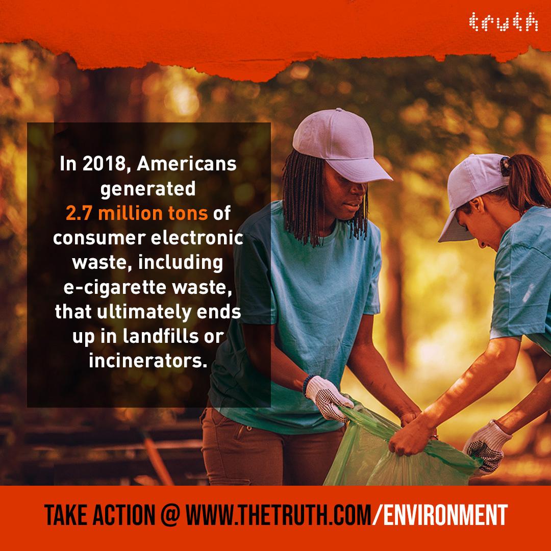 girls cleaning up trash