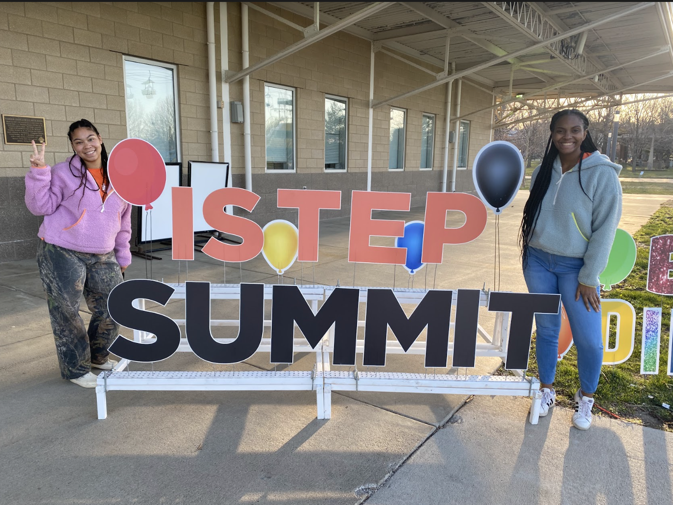 Two truth activists attending the I Step Summit (Solutions Toward Ending Poverty).