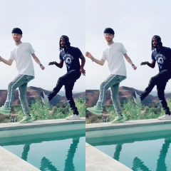 Image of Tosha and his friend